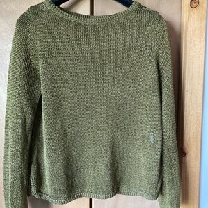 Banana Republic Sage Green Crew Neck Sweater